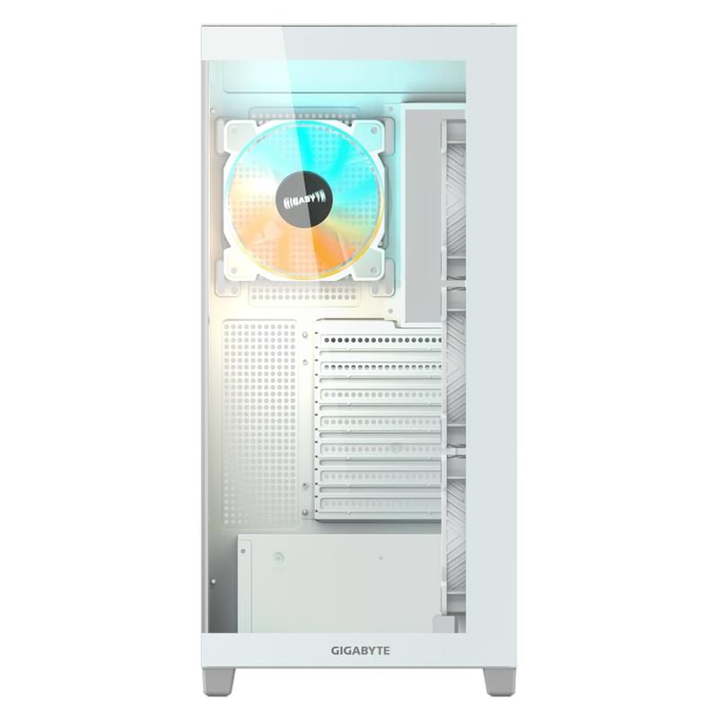 ПК Корпус Gigabyte C500 PANORAMIC STEALTH ICE MidTower, window, White ATX [GB-C500PI ST] - фото #3, Technodom.kz