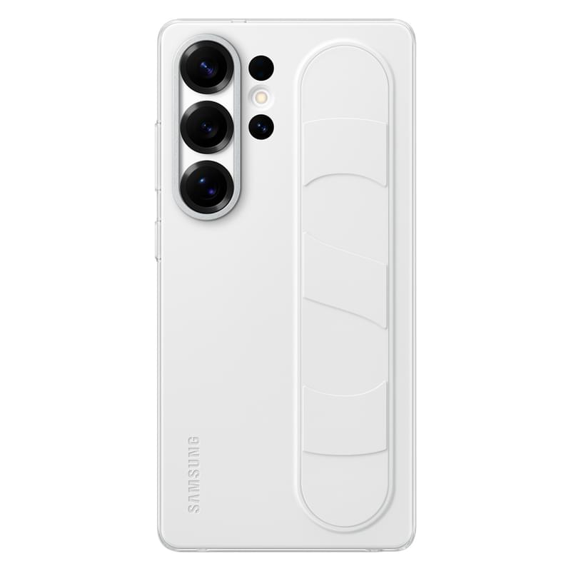 Чехол для смартфона Samsung Galaxy S25 Ultra Standing Grip Cover White (EF-GS938CWEGRU) - фото #0, Technodom.kz