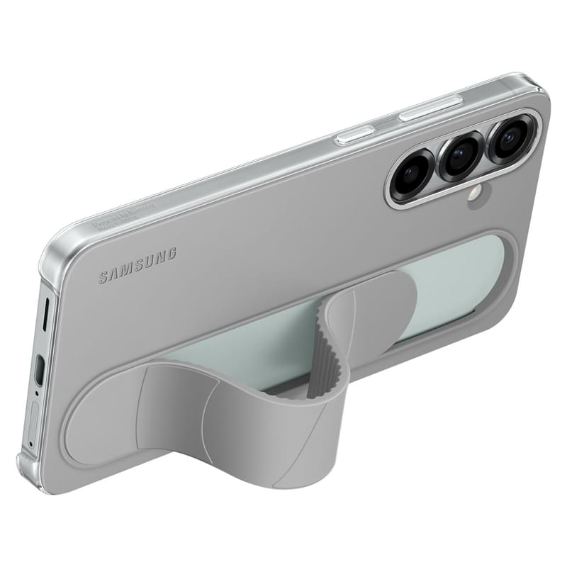 Чехол для смартфона Samsung Galaxy S25+ Standing Grip Cover Gray (EF-GS936CJEGRU) - фото #4, Technodom.kz
