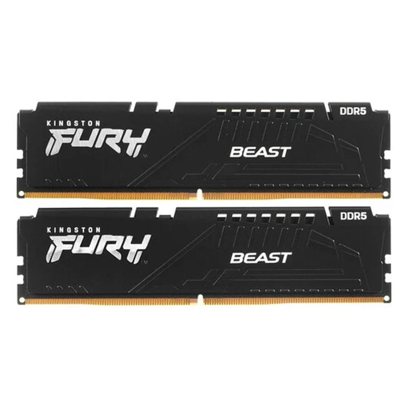 Оперативная память DDR5 DIMM 32GB(16GBx2)/5600Mhz Kingston Fury Beast Black EXPO [KF556C36BBEK2-32] - фото #0, Technodom.kz
