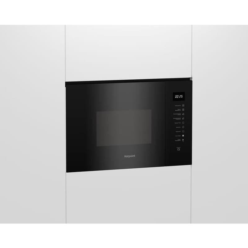 Кіріктірілген микротолқынды пеш Hotpoint MF25G BL H - фото #3, Technodom.kz