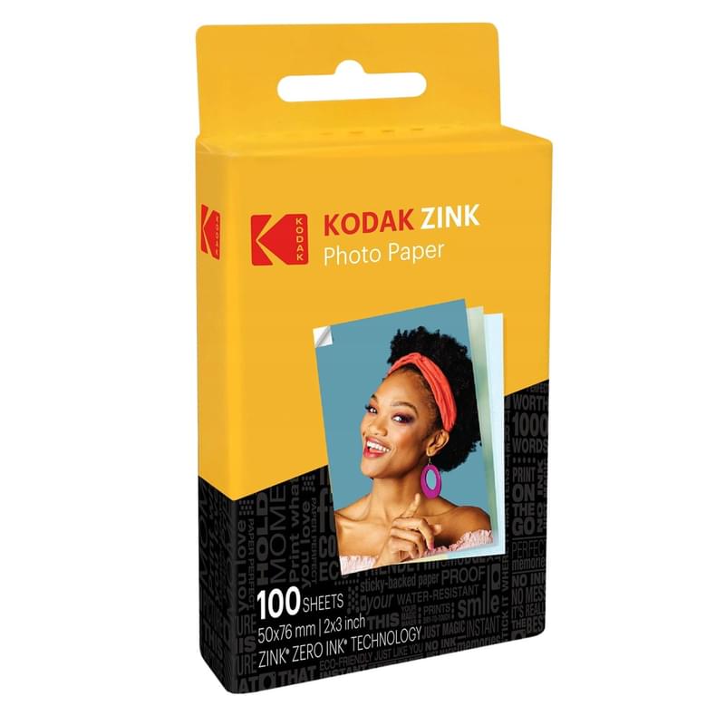 Kodak үлдірі 2х3 ZINK 100шт (RODZ2X3100) - фото #0, Technodom.kz