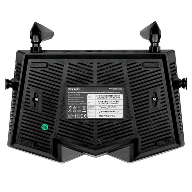 Беспроводной маршрутизатор Tenda AC10, Wi-Fi 5, Black (Tenda-AC10) - фото #5, Technodom.kz
