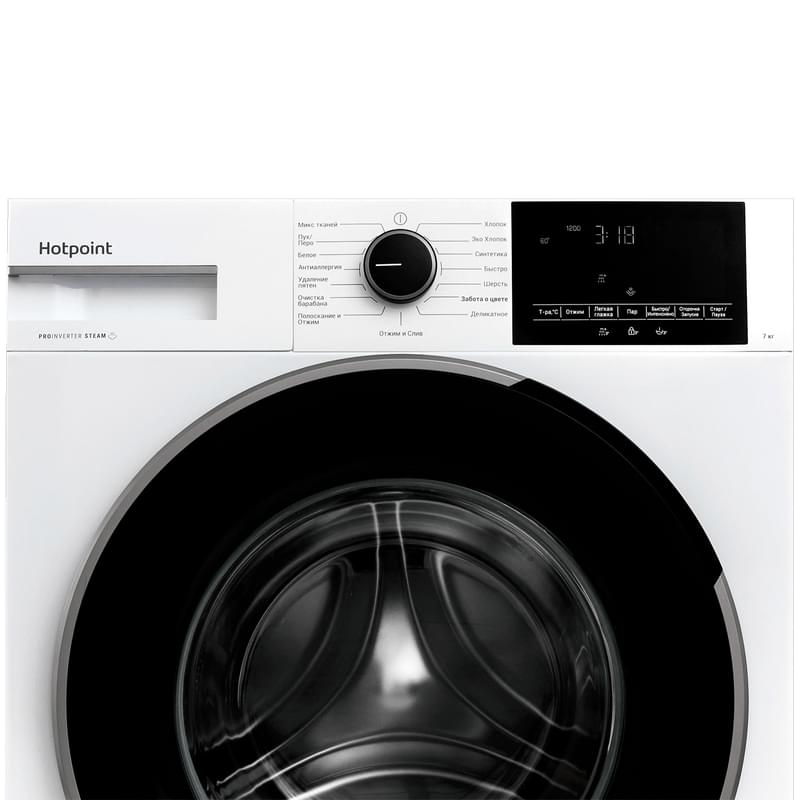 Кір жуғыш машина Hotpoint WSH7290VWB - фото #5, Technodom.kz