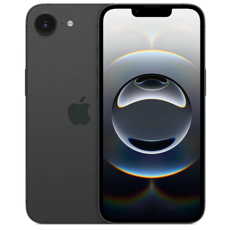 Смартфон Apple iPhone 16e 8/128GB Black - фото #0, Technodom.kz