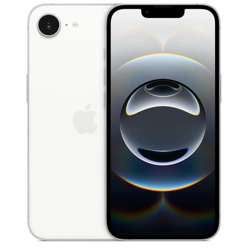 Смартфон Apple iPhone 16e 8/256GB White - фото #0, Technodom.kz