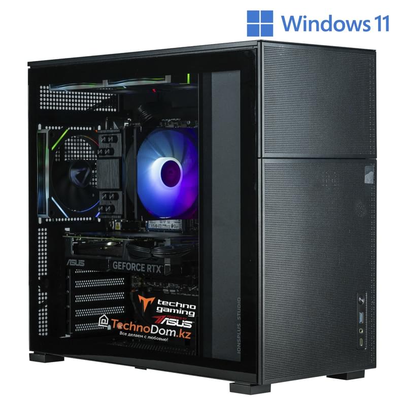 TechnoGaming ойын ПК 212(AR5-7500F/RTX4060 8GB/D5 16GB/SSD 1TB/B650 WIFI/D41 MESH BK) Win 11 - фото #0, Technodom.kz