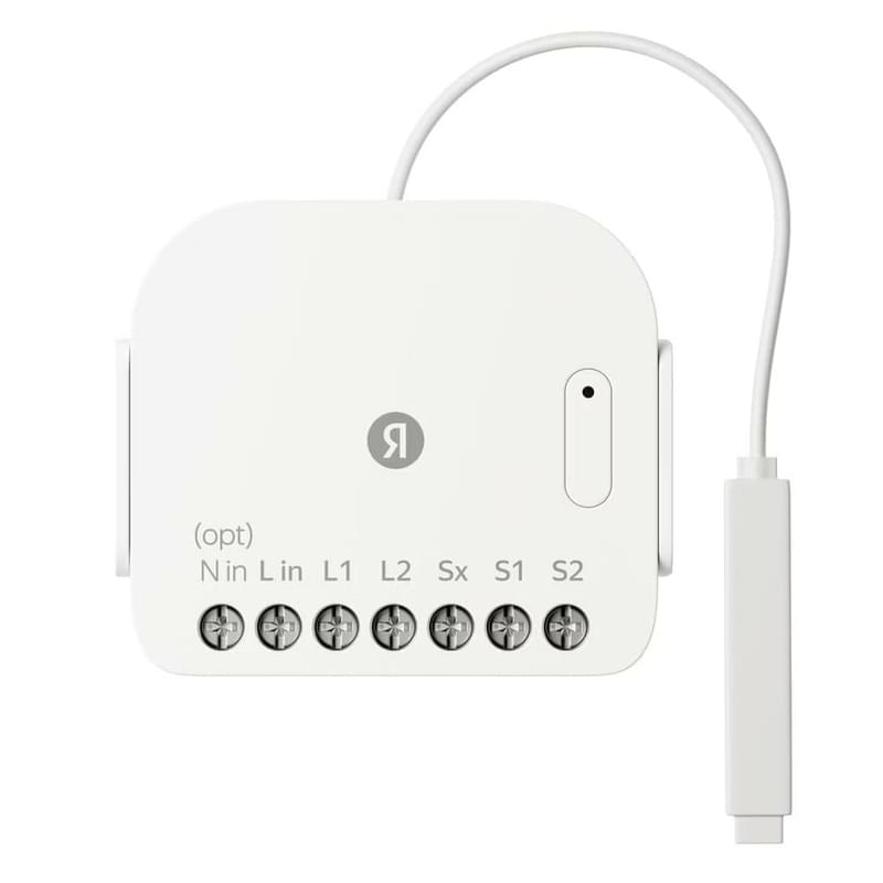 Умное реле Яндекс. 2-х канальное, с Zigbee (YNDX-00538) - фото #0, Technodom.kz