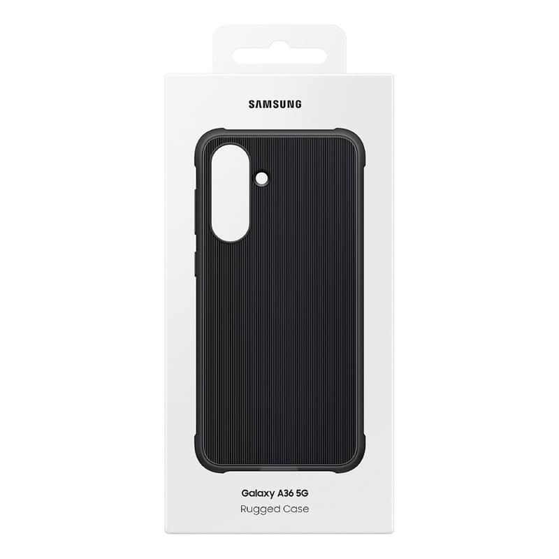 Чехол для смартфона Samsung Galaxy A36 Rugged Cover Black (EF-RA366CBEGRU) - фото #5, Technodom.kz