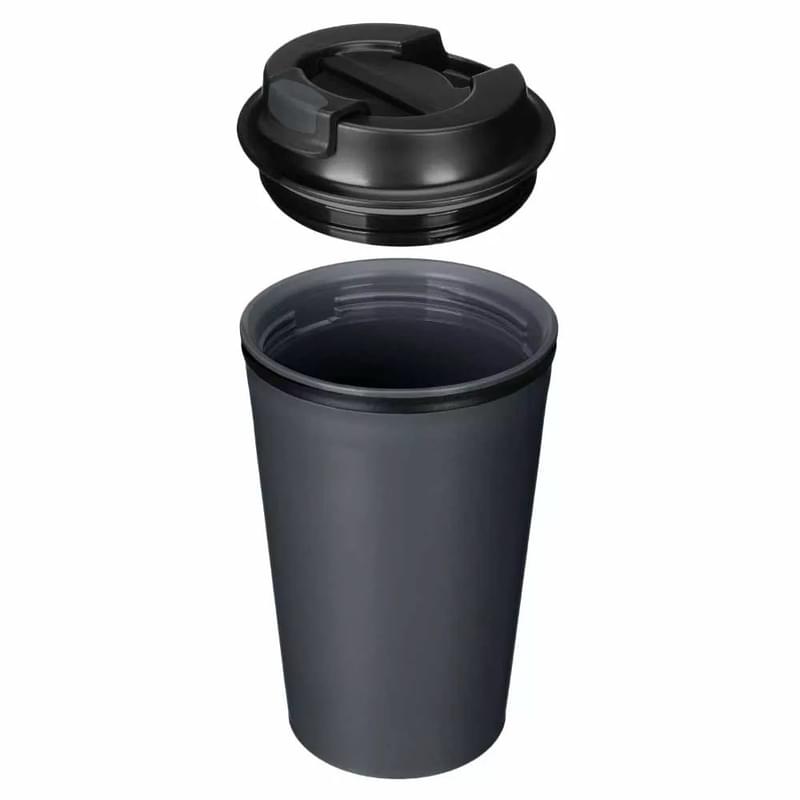 Термостакан с клапаном 350мл (темно-серый) Phibo 434260015 - фото #2, Technodom.kz