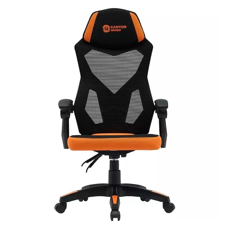 Игровое компьютерное кресло Canyon Wave, Black/Orange (CNE-MCH02) - фото #0, Technodom.kz