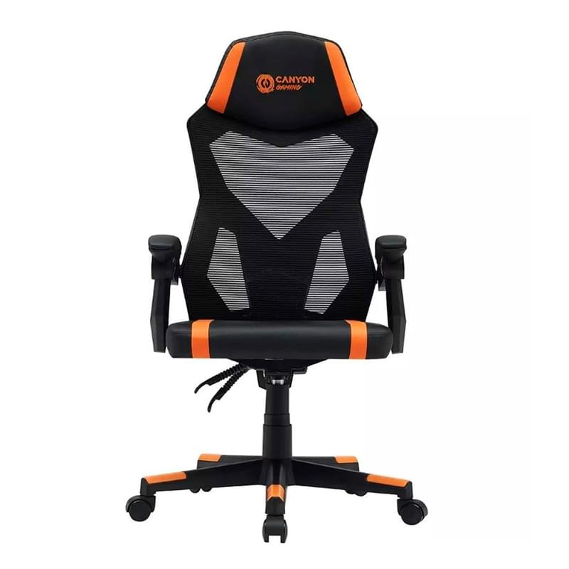 Игровое компьютерное кресло Canyon Flow, Black/Orange (CNE-MCH01) - фото #0, Technodom.kz