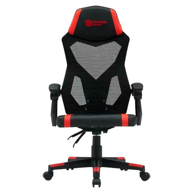 Игровое компьютерное кресло Canyon Flow, Black/Red (CNE-MCH01R) - фото #0, Technodom.kz