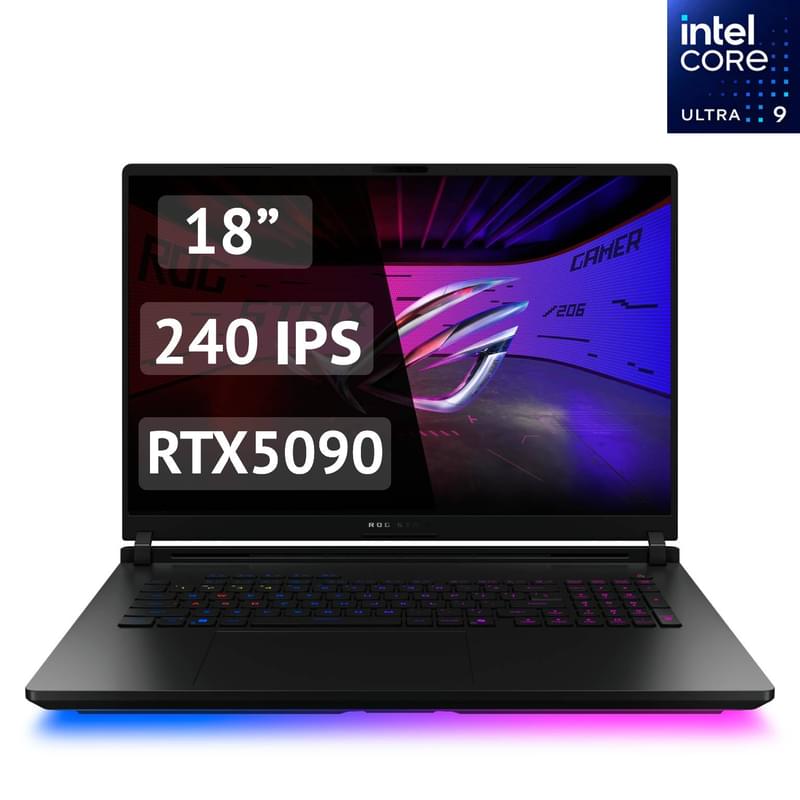 Игровой ноутбук Asus ROG Strix SCAR 18 U9 275HX / 64ГБ / 2000SSD / RTX5090 24ГБ / 18 / DOS / (G835LX-SA015) - фото #0, Technodom.kz