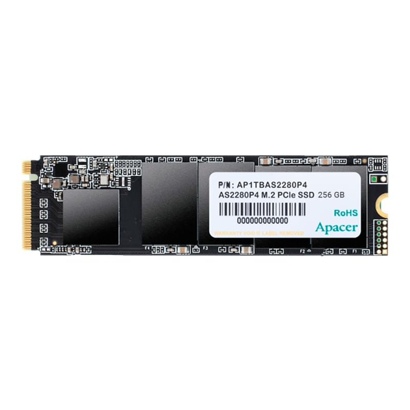 Внутренний SSD M.2 2280 256GB Apacer AS2280P4 PCI-E 3.0 x4 NVMe TLC [AP256GAS2280P4-1] - фото #0, Technodom.kz
