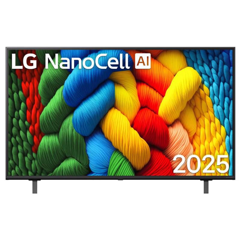 LG 50" 50NANO80A6B NanoCell UHD Ақылды Теледидар Қара - фото #0, Technodom.kz
