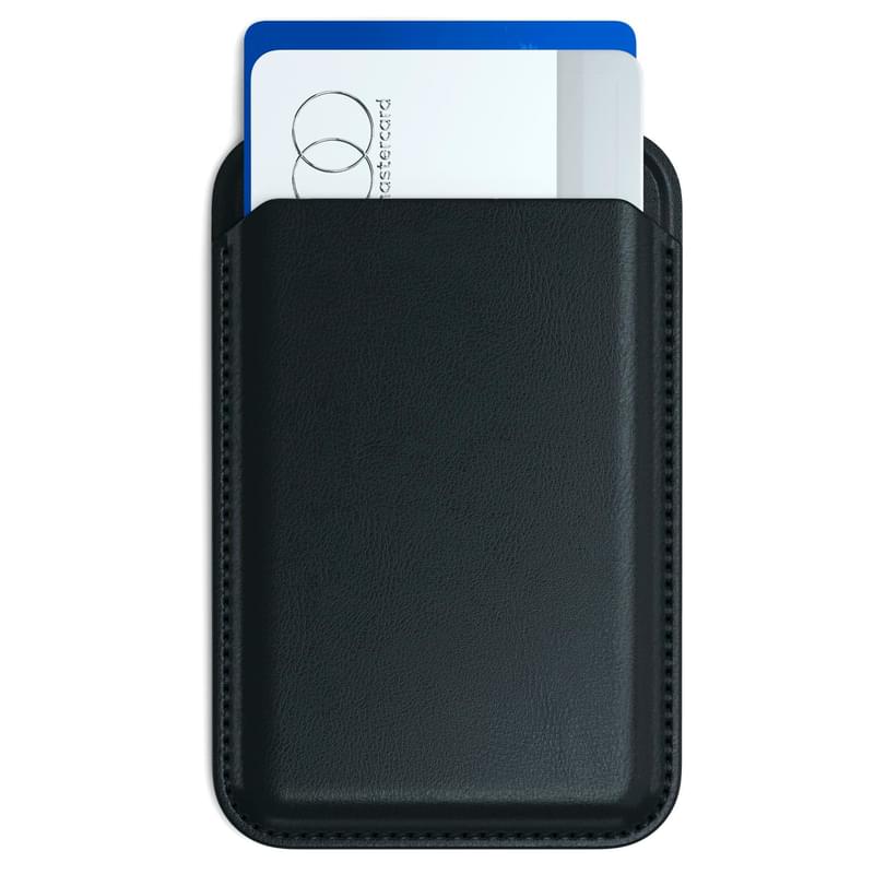 Чехол Satechi Vegan-Leather Magnetic Wallet Stand (Black) (ST-VLWK) - фото #2, Technodom.kz