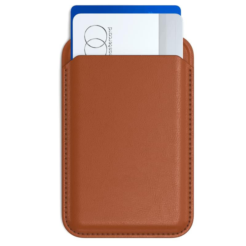 Чехол Satechi Vegan-Leather Magnetic Wallet Stand (Brown) (ST-VLWN) - фото #2, Technodom.kz