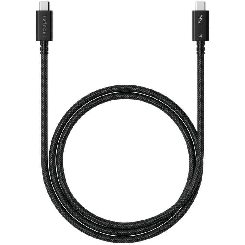 Кабель Satechi Thunderbolt 4 Pro, Black (ST-YTB100K) - фото #0, Technodom.kz