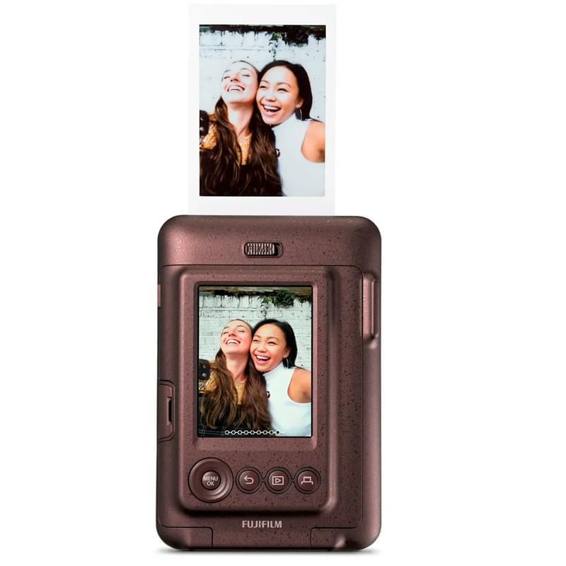 Фотокамера гибридная мгновенной печати FUJIFILM INSTAX MINI LiPlay Deep Bronze VN EX D - фото #2, Technodom.kz