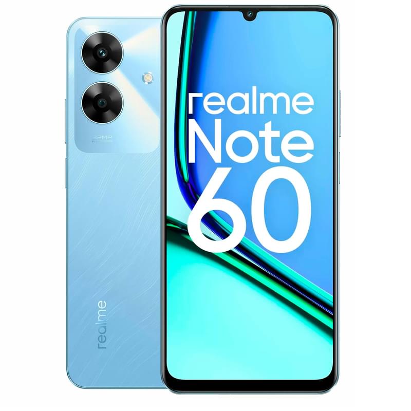 Смартфон GSM Realme Note 60 4/128Gb Аспан көк - фото #0, Technodom.kz
