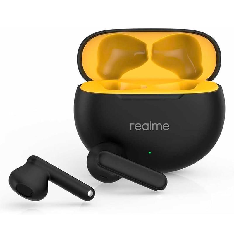 REALME құлаққаптар RMA2406 Buds T01 Black - фото #1, Technodom.kz