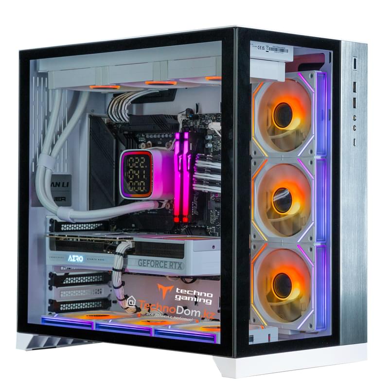 Игровой компьютер TechnoGaming 224(AR7-9800X3D/RTX 5080 16GB/D5 32GB/SSD 2TB/B650M WIFI/СЖО/Lian Li O11 DW - фото #0, Technodom.kz
