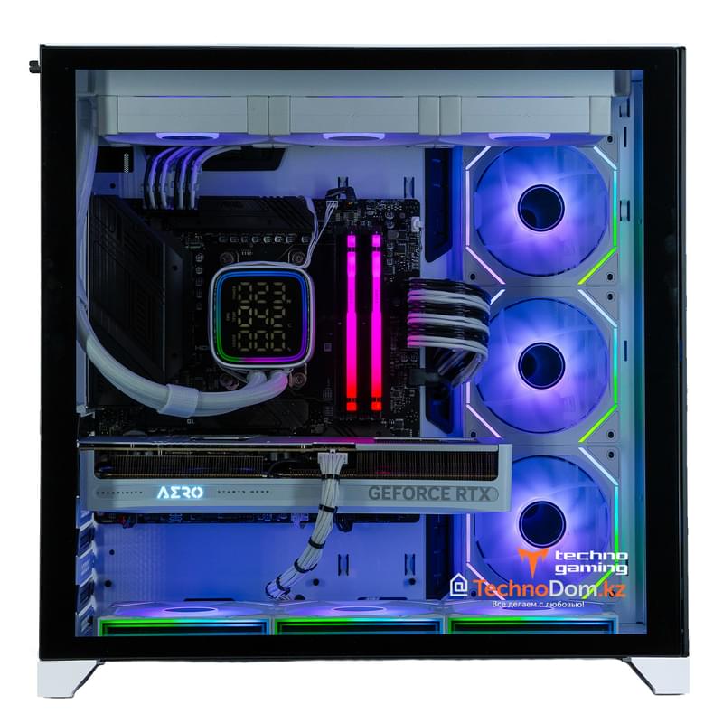 Игровой компьютер TechnoGaming 224(AR7-9800X3D/RTX 5080 16GB/D5 32GB/SSD 2TB/B650M WIFI/СЖО/Lian Li O11 DW - фото #2, Technodom.kz
