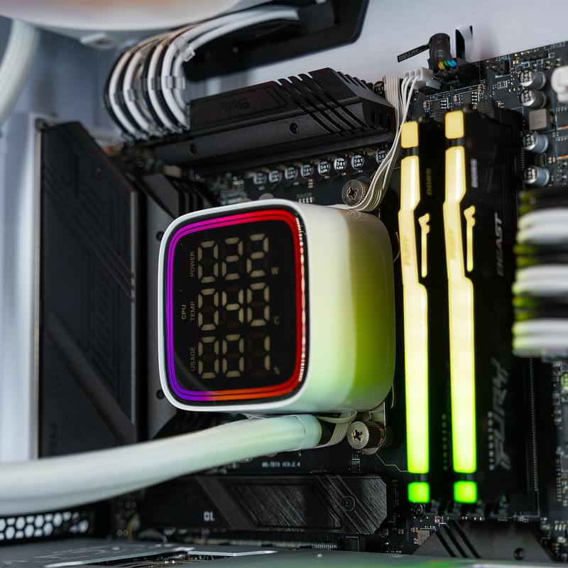 Игровой компьютер TechnoGaming 224(AR7-9800X3D/RTX 5080 16GB/D5 32GB/SSD 2TB/B650M WIFI/СЖО/Lian Li O11 DW - фото #5, Technodom.kz