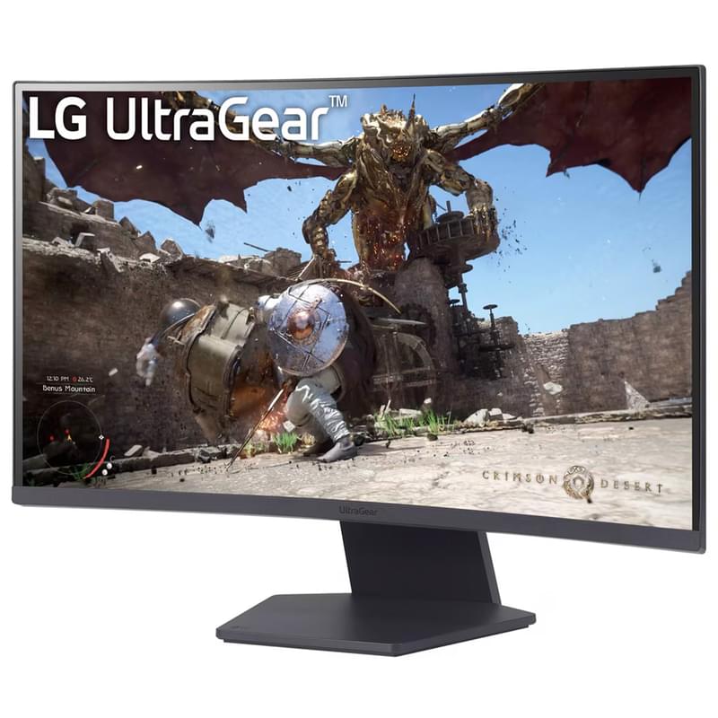 Монитор Игровой 27" LG UltraGear 27GS60QC 2560x1440 16:9 VA 180ГЦ (2HDMI+DP) Black - фото #2, Technodom.kz