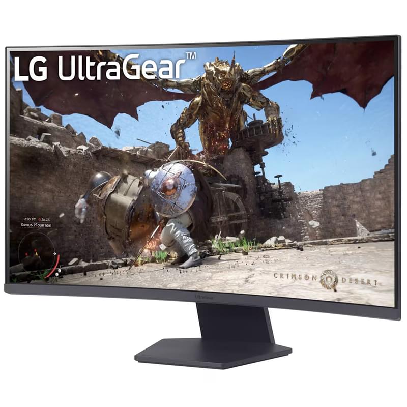 Монитор Игровой 32" LG UltraGear 32GS60QC 2560x1440 16:9 VA 180ГЦ (2HDMI+DP) Black - фото #2, Technodom.kz