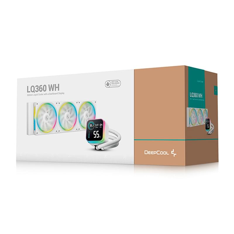 Система жидкостного охлаждения для CPU Deepcool LQ360 ARGB White [R-LQ360-WHDSMC-G-1] - фото #5, Technodom.kz