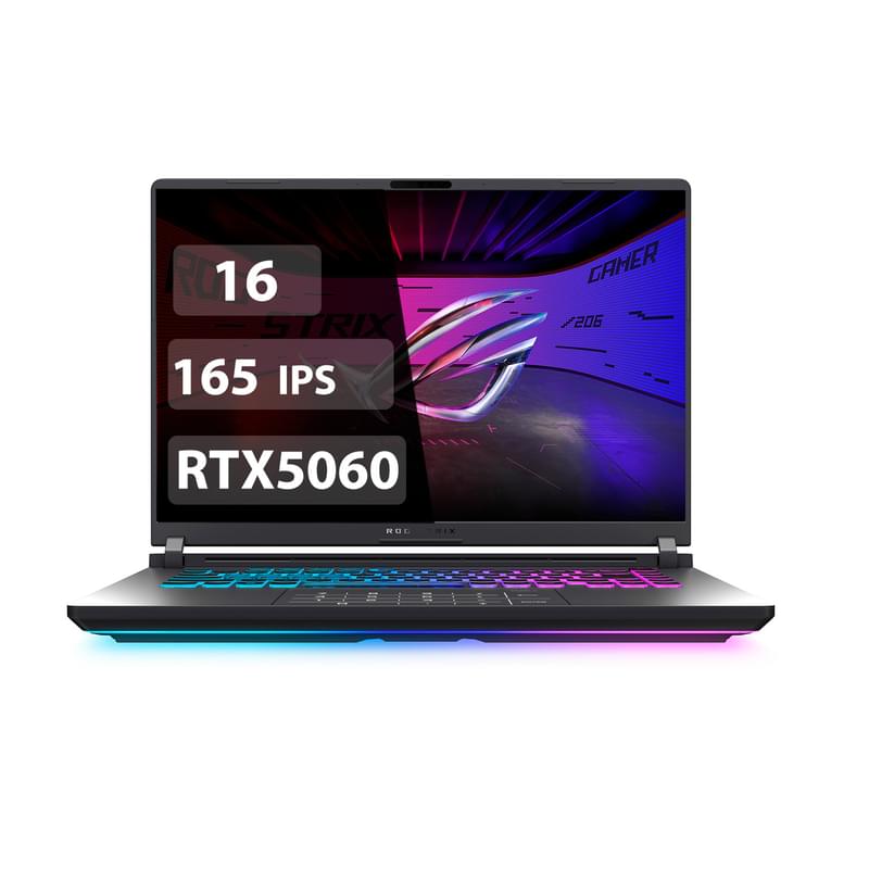 Игровой ноутбук Asus ROG Strix G16 / CI5 13450HX / 16ГБ / 1 SSD / RTX5060 8-D / G615JM-RV038 - фото #0, Technodom.kz