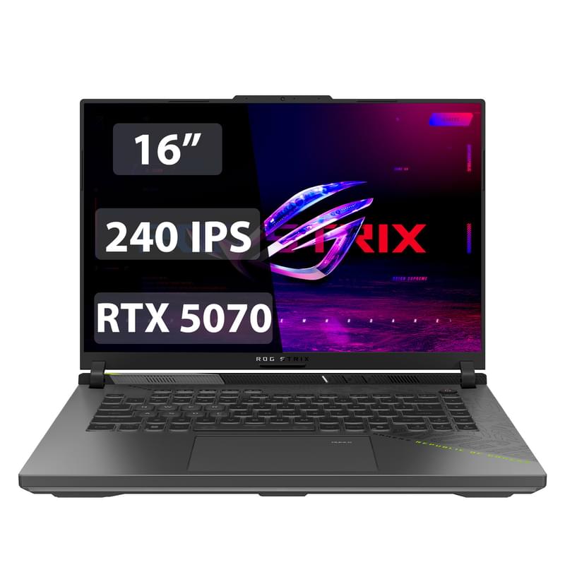 Игровой ноутбук Asus ROG Strix G16 Ryzen 9 8940HX / 32ГБ / RTX5070 8ГБ / 1000SSD / 16 / (G614PP-S5063) - фото #0, Technodom.kz