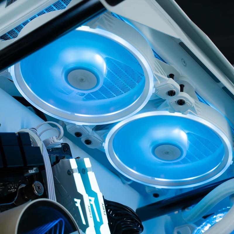 Игровой компьютер TechnoGaming 226 (AR7-7800X3D/RTX 5070 16GB/D5 32GB/SSD 1TB/B650M-E WIFI/СЖО/MOD3 Mini WH) - фото #6, Technodom.kz