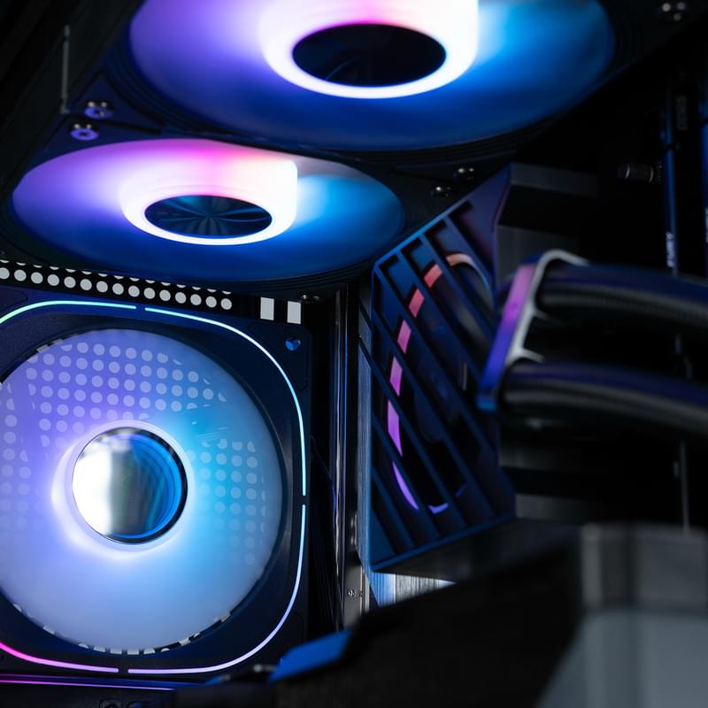 Игровой ПК TechnoGaming 230(AR5-7600/RTX 5070 12GB/D5 32GB/SSD 1TB/B650M-A WIFI II/СЖО/D300 BK - фото #7, Technodom.kz