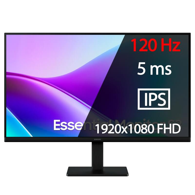 Монитор 27" Samsung LS27F320GAIXCI 1920x1080 16:9 IPS 120ГЦ (2HDMI) Black - фото #0, Technodom.kz