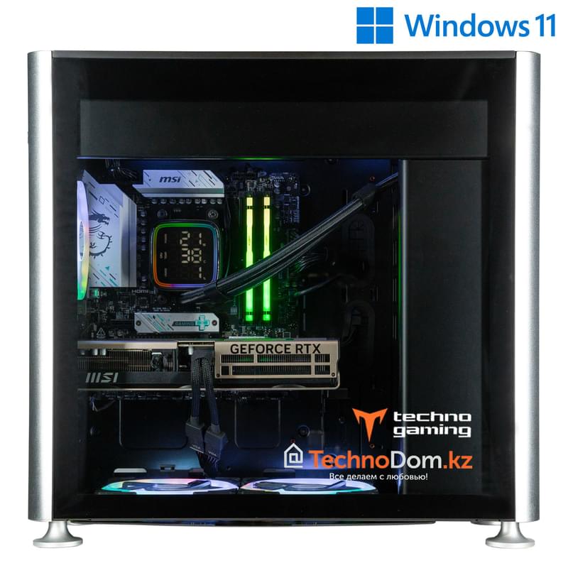 Игровой компьютер TechnoGaming 233(AR7-7800X3D/RTX 5070TI 16GB/D5 32GB/SSD 2TB/B650 Gaming Plus/СЖО/I400-G - фото #6, Technodom.kz