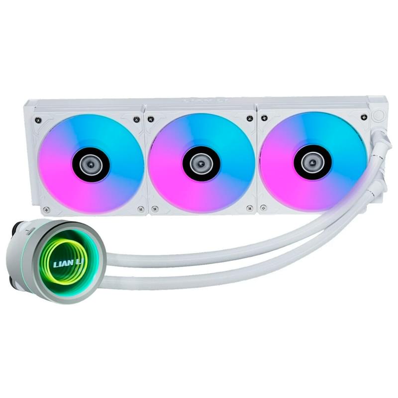 CPU арналған сұйық салқындату жүйесі Lian Li GA II Trinity 360, ARGB 3x120см White G89.GA2T36W.00 - фото #1, Technodom.kz
