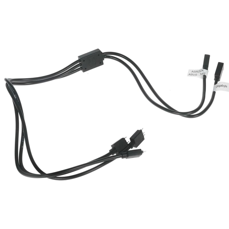 CoolerMaster MFX-AWHN-3NNN1-R1 3 pin ARGB 1 на 3, 50 см желдеткіштердің қуат тармақтағышы - фото #0, Technodom.kz