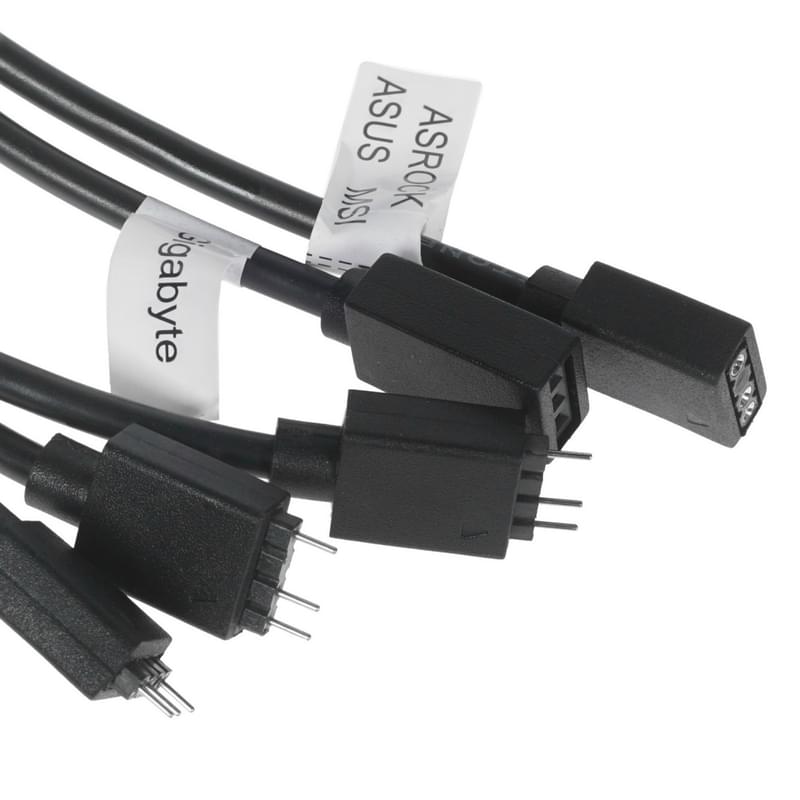 CoolerMaster MFX-AWHN-3NNN1-R1 3 pin ARGB 1 на 3, 50 см желдеткіштердің қуат тармақтағышы - фото #1, Technodom.kz