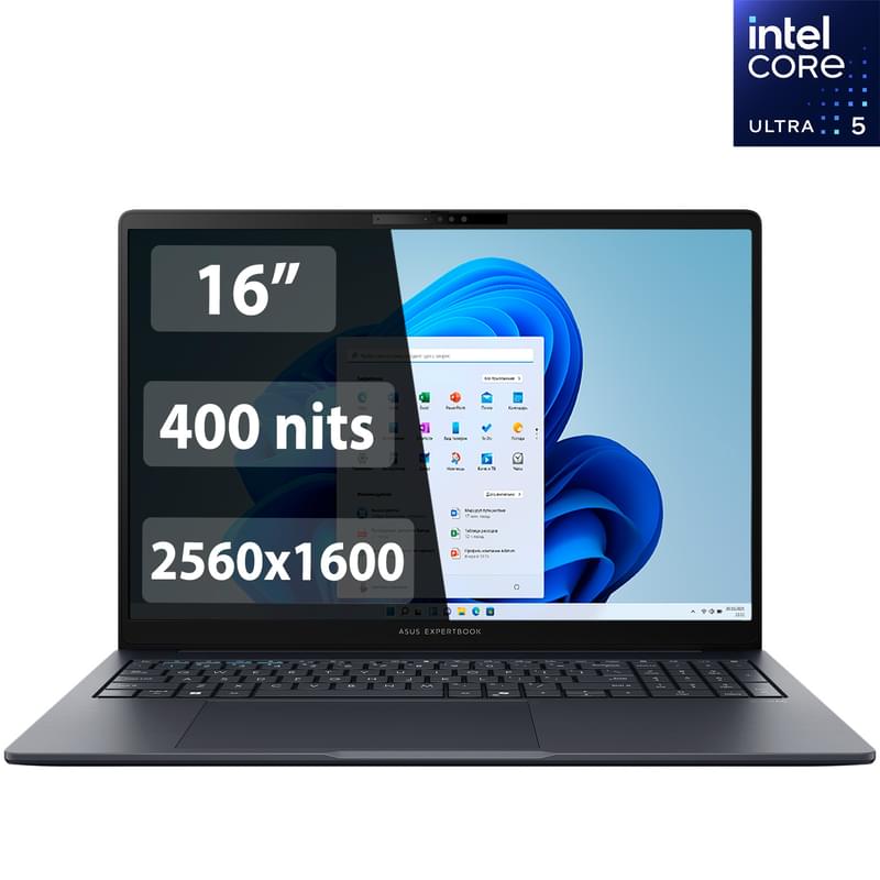 Ноутбук Asus ExpertBook B5 U5 225H / 16ГБ / 512SSD / 16 / Win 11 / (B5605CCA-PL0079W) - фото #0, Technodom.kz