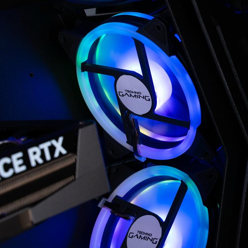 Игровой компьютер TechnoGaming 240(AR7-7800X3D/RTX5080 16GB/D5 32GB/SSD 2TB/B650 Gaming Plus/СЖО/MOD3 BK - фото #11, Technodom.kz