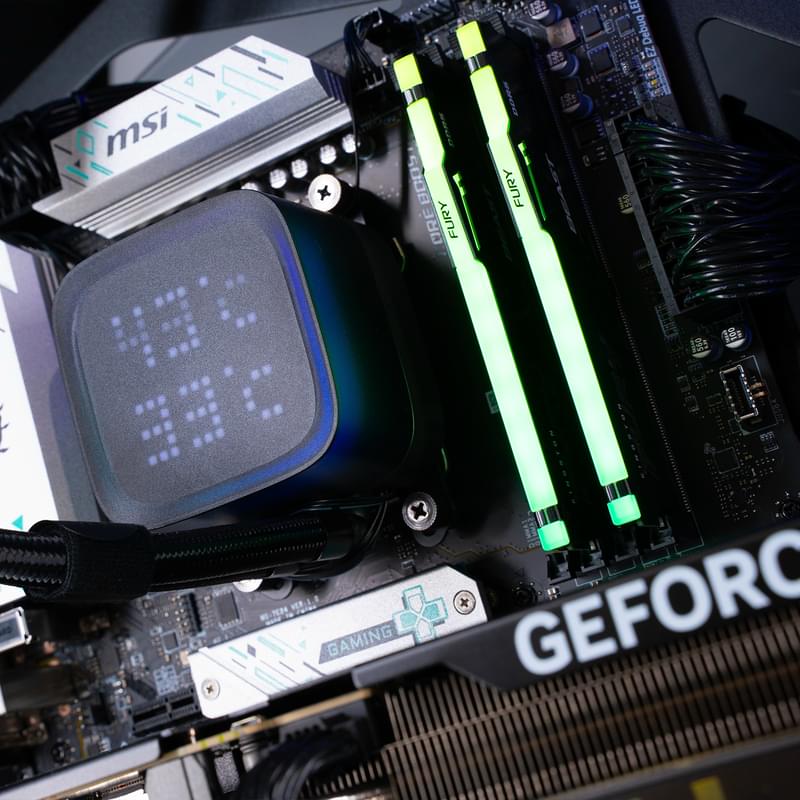 Игровой компьютер TechnoGaming 240(AR7-7800X3D/RTX5080 16GB/D5 32GB/SSD 2TB/B650 Gaming Plus/СЖО/MOD3 BK - фото #12, Technodom.kz