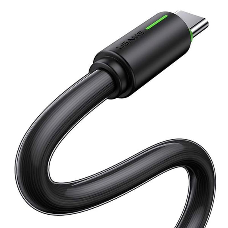 Кабель USB 3.0 - Type-C, USAMS, 1м, Black (SJ734USB01) - фото #2, Technodom.kz