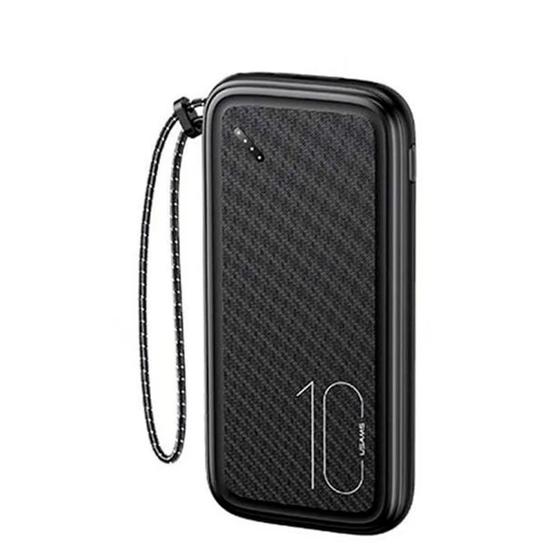 Портативное зарядное устройство USAMS 10000 mah, 37W, Black (10KCD15001) - фото #0, Technodom.kz