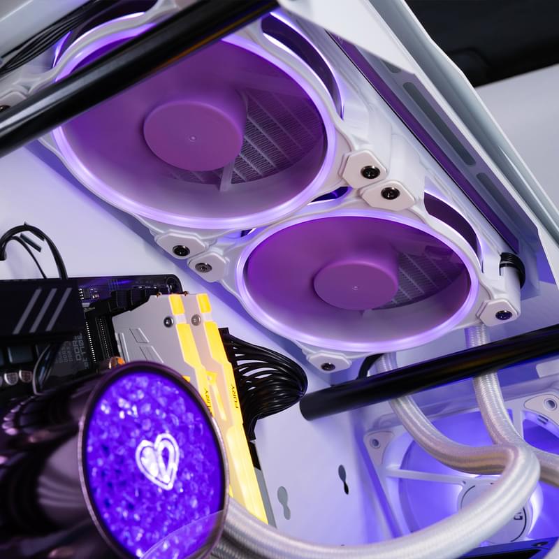 Игровой компьютер TechnoGaming 245(Ci5-13400F/RTX5070 12GB/D5 32GB/SSD 1TB/B760M DS3H/СЖО/Mod 3 Mini White - фото #9, Technodom.kz