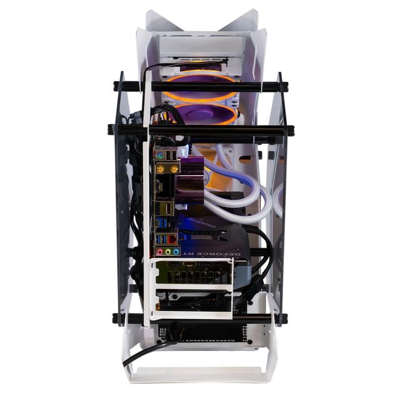 Игровой компьютер TechnoGaming 245(Ci5-13400F/RTX5070 12GB/D5 32GB/SSD 1TB/B760M DS3H/СЖО/Mod 3 Mini White - фото #3, Technodom.kz