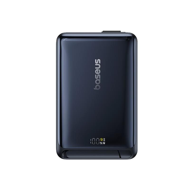 Внешний аккумулятор Baseus, Nomos Qi2 10000mAh 45W+вс.каб, Black (BAS-P1007880012300) - фото #12, Technodom.kz