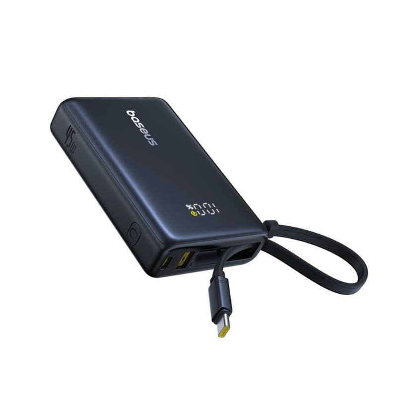 Внешний аккумулятор Baseus, PicoGo 10000mAh 45W, Black (BAS-P1007680312300) - фото #11, Technodom.kz